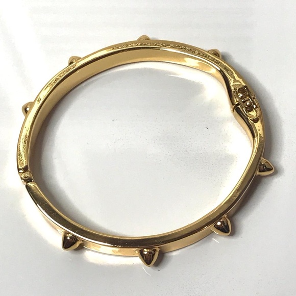 CC Skye Gold Plated Mini Spike Bangle Bracelet - Picture 4 of 5